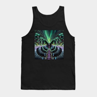 Aurora Borealis Butterfly Tank Top